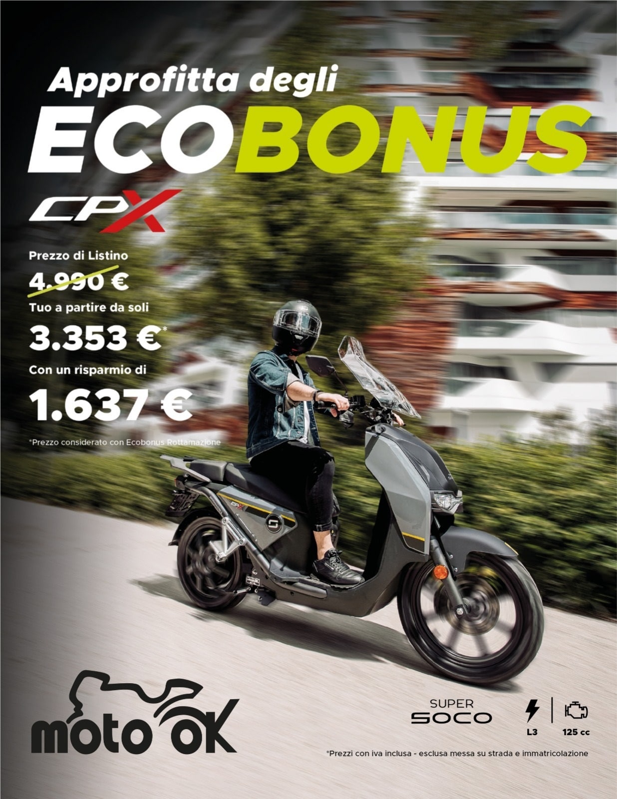 promozione CPX super soco ecobonus